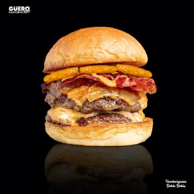 Hamburguesa Doble Doble (Sin Papas)