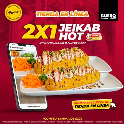 2x1 Sushi Jeikab Hot