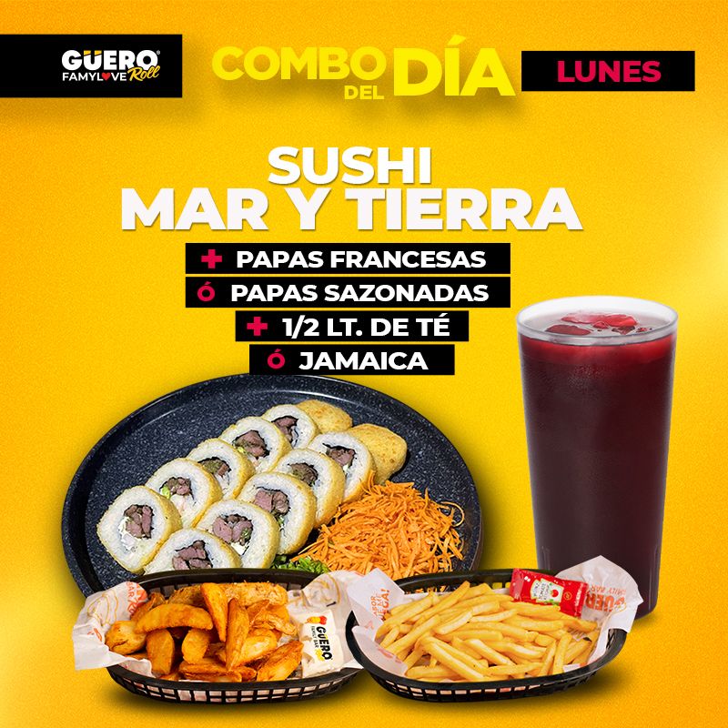 Combo del día Lunes