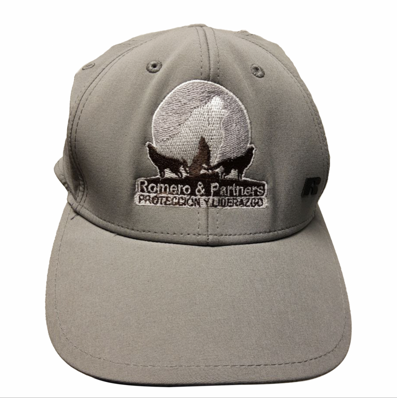 Gorra gris Logo bordado