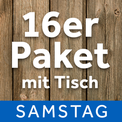 16er Paket Samstag