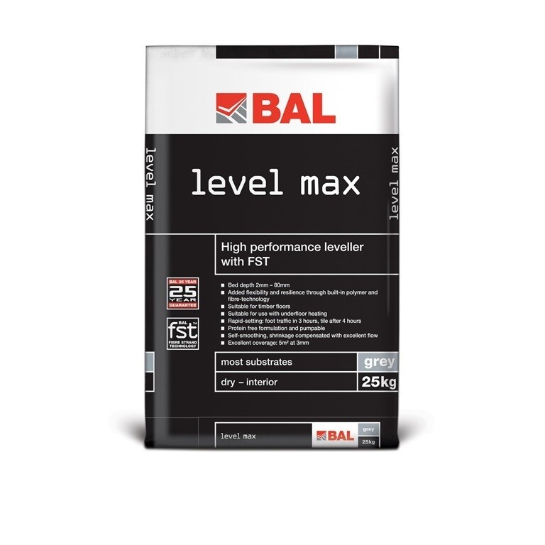 BAL Level Max (Grey) Levelling Compound