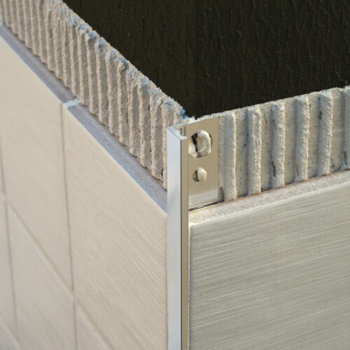 2.5 Metre Genesis Aluminium Straight Edge Tile Trim