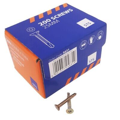 200 x No More Ply 25 or 38mm Screws