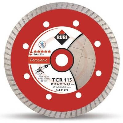 Rubi TCRP115 Diamond Cutting Disc for Hard Materials, 31970