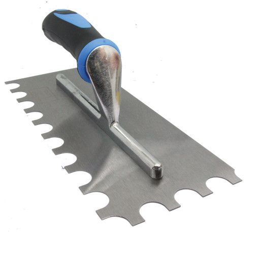 20x10mm Genesis 902 Soft Grip Round Notch Trowel