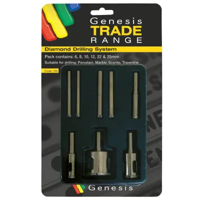 Genesis 750 Basic Diamond Hole Saw Set