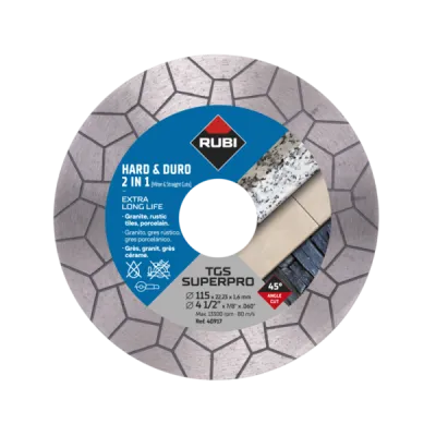 Rubi TGS115 Super Pro Diamond Cutting Disc for Hard Materials