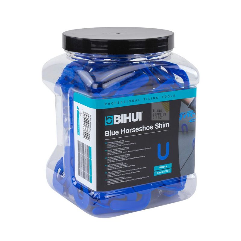 1.5mm BIHUI BLUE HORESHOE SHIMS (PACK 400)