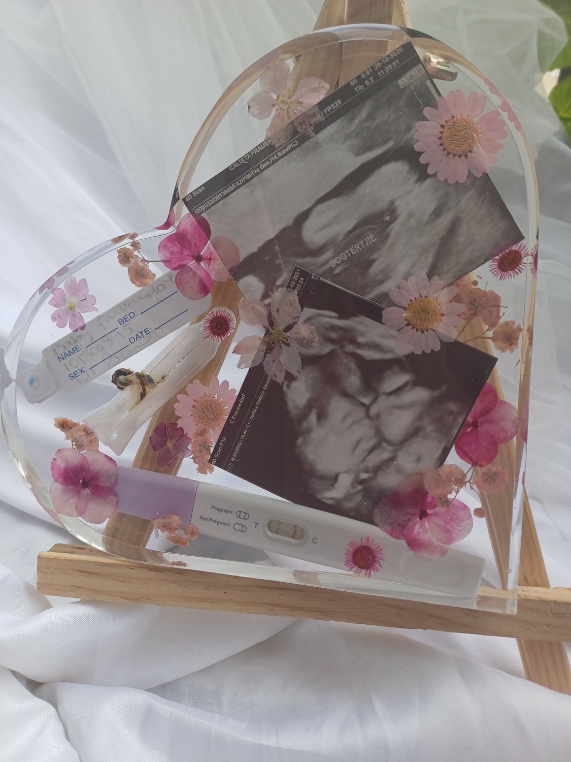 Heart-Shaped Pregnancy Keepsake