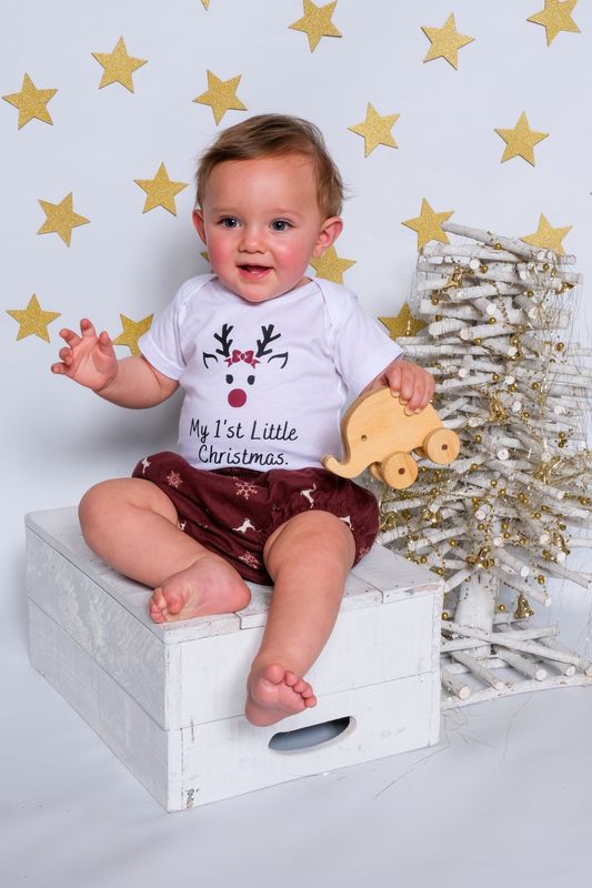 My 1st Christmas Baby Outfits