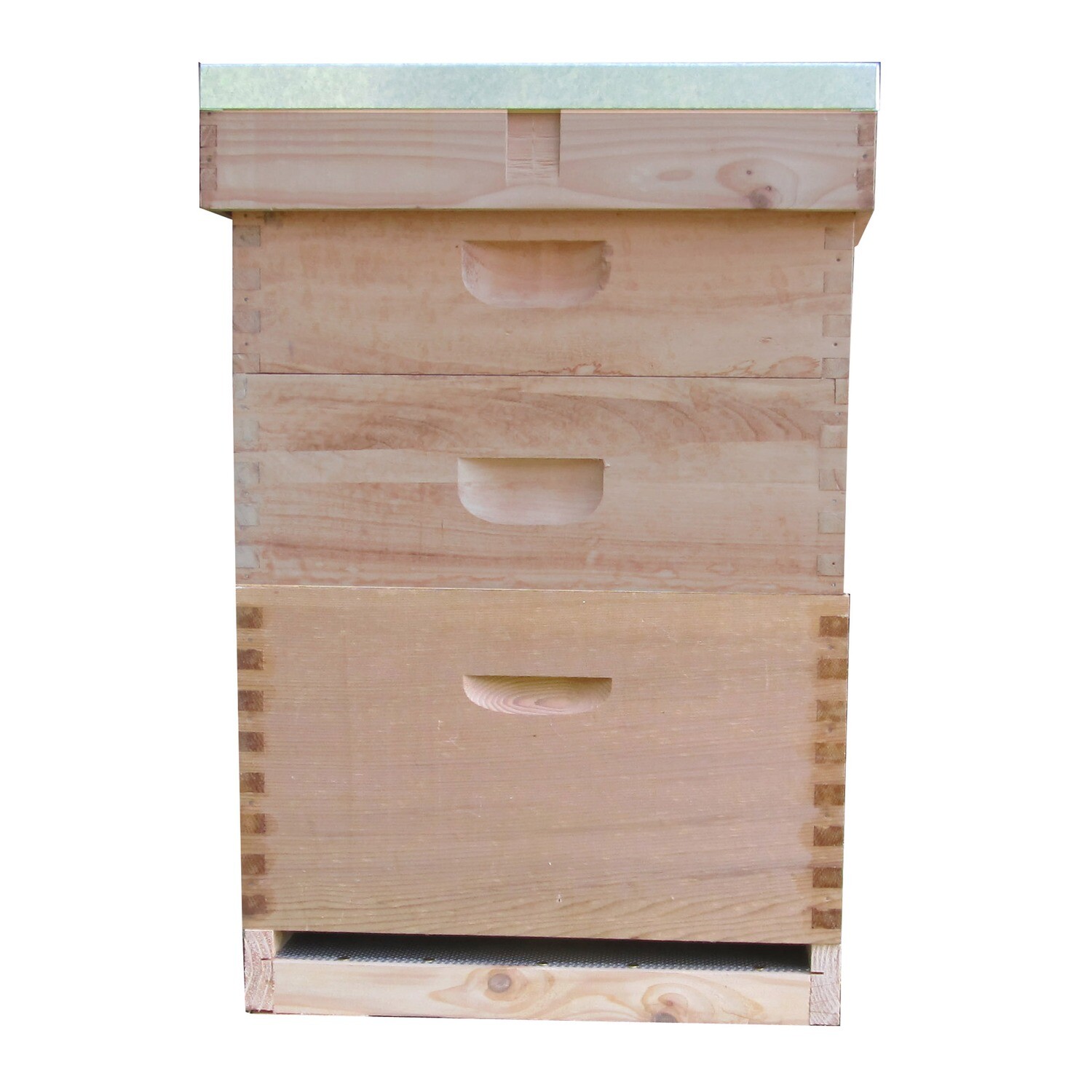 Assembled Commercial Western Cedar Red Bee Hive