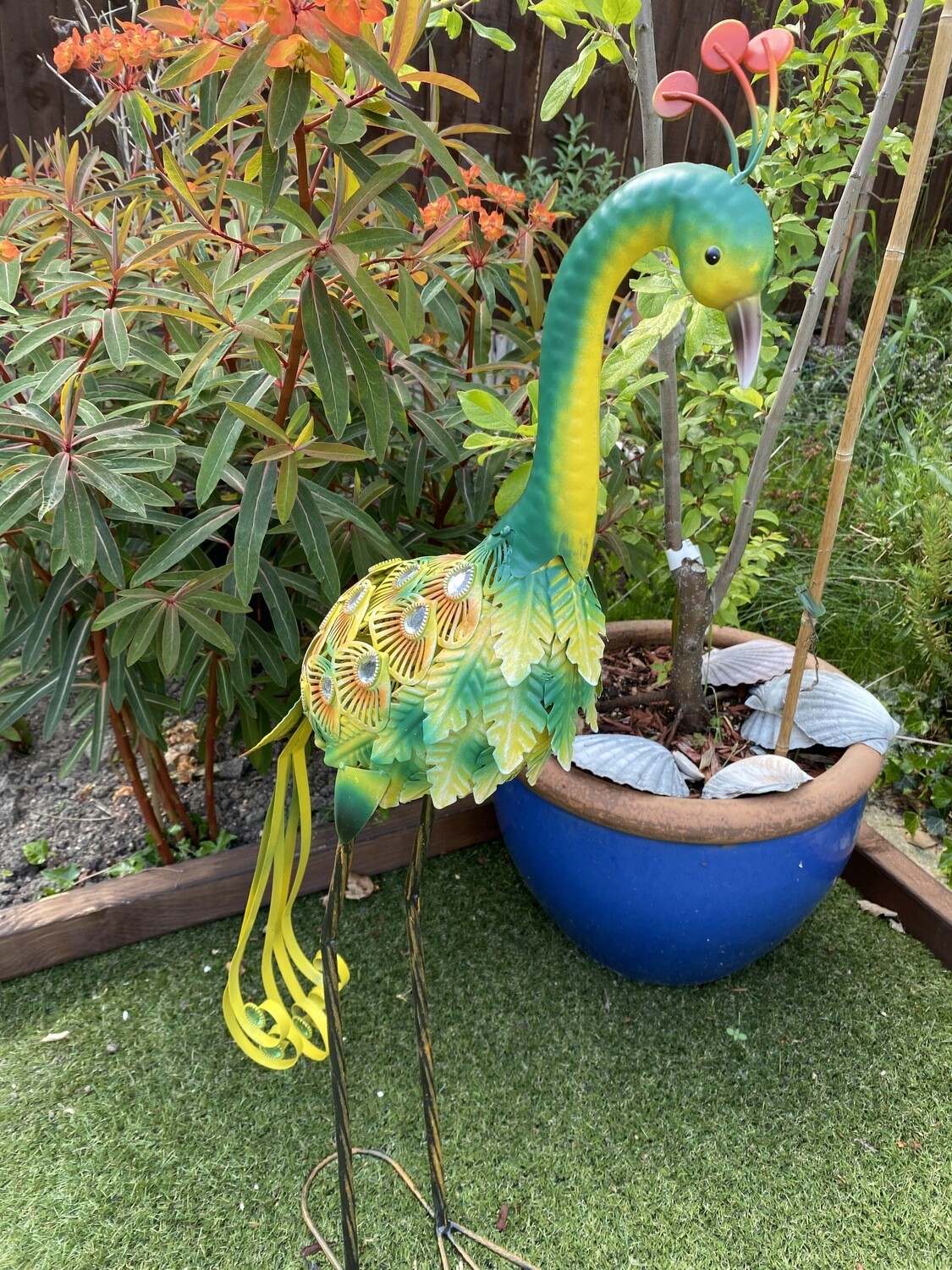 Metal Peacock Decoration