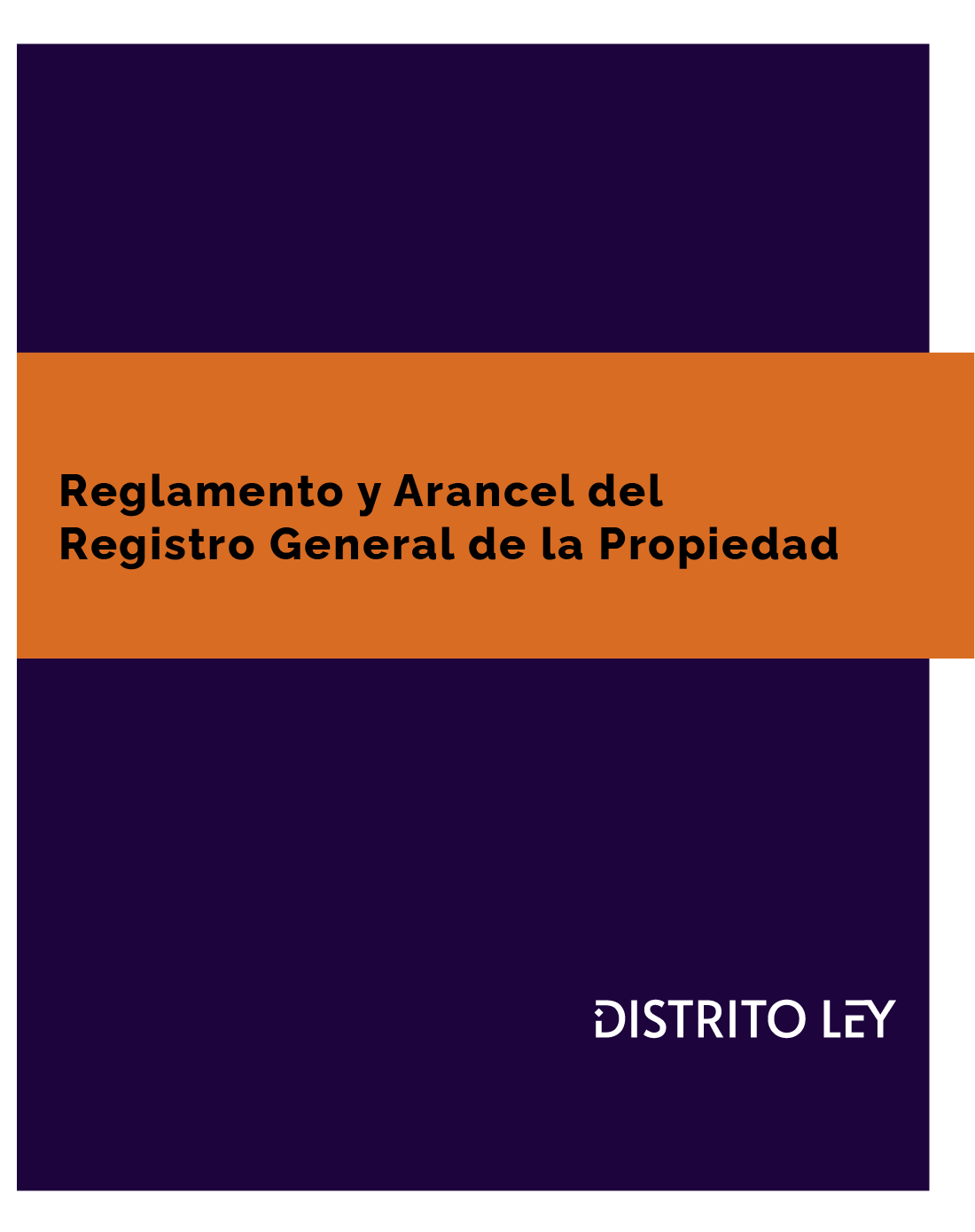 REGLAMENTO DEL REGISTRO GENERAL DE LA PROPIEDAD