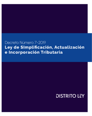 Ley De Simplificación, Actualización E Incorporación Tributaria