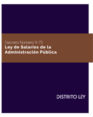 Ley De Salarios De Administración Pública