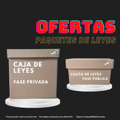 OFERTAS - PAQUETES DE LEYES