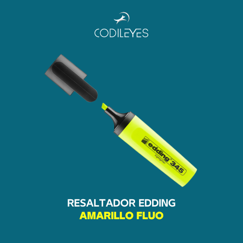 RESALTADOR EDDING - AMARILLO