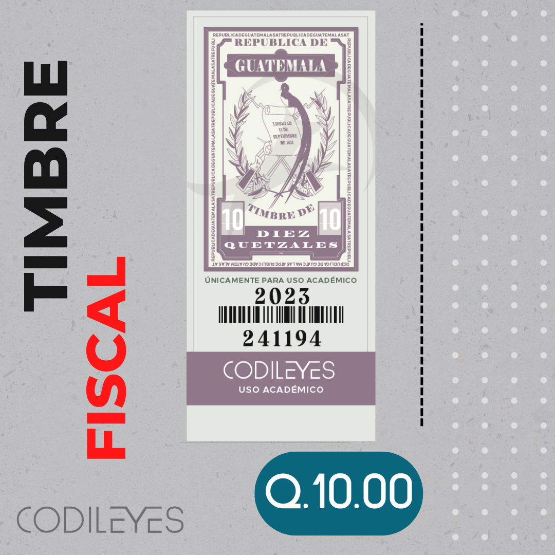 Timbre Fiscal De Q 10 00 Quetzales timbre-fiscal-de-q-10-00-quetzales