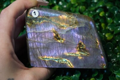 Purple Flash Labradorite Freeform - 1