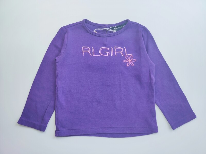 Top T-SHIRT Ralph Lauren Purple - Size 18 months