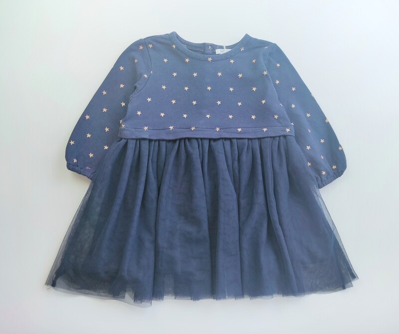 Dress Boutchou Blue - Size 18 months
