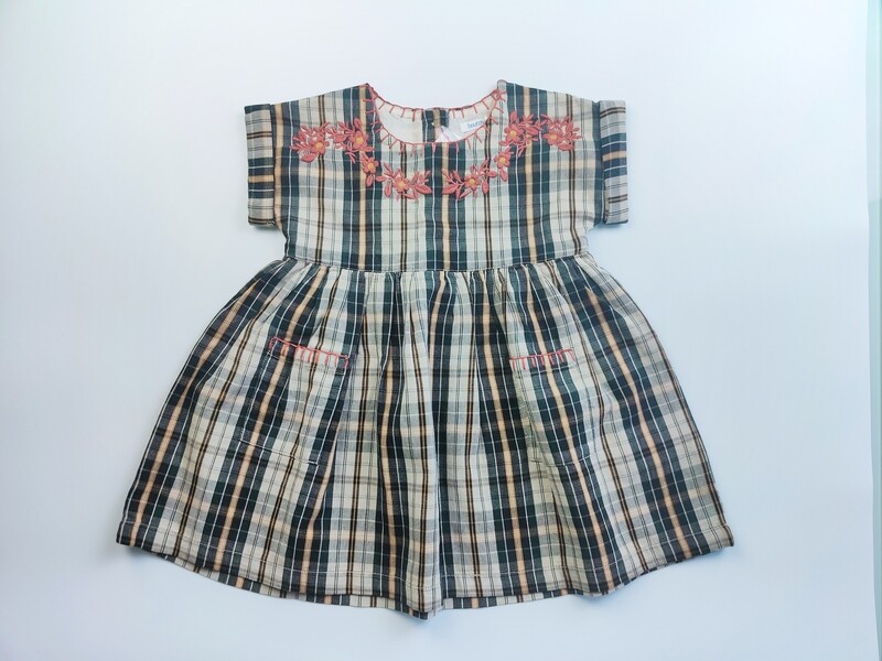 Dress Boutchou Brown - Size 12 months