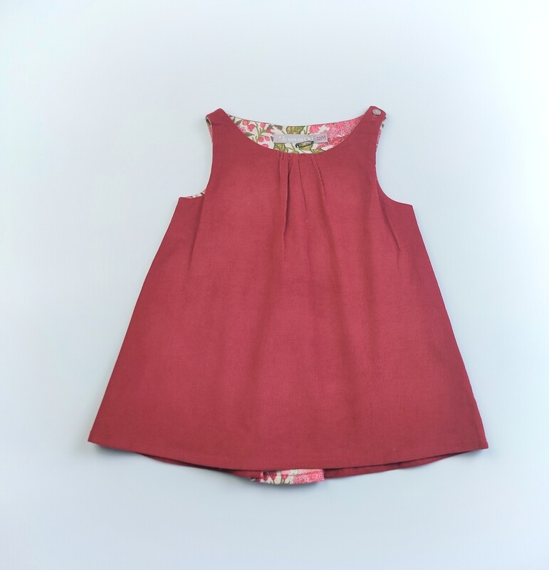 Dress Je suis en CP Red - Size 12 months