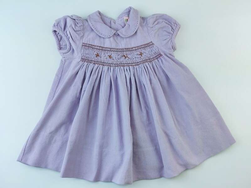 Dress Bonpoint Purple - Size 12 months