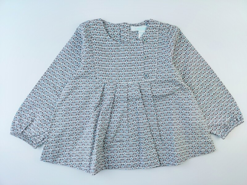 Blouse Obaibi Blue - Size 12 months