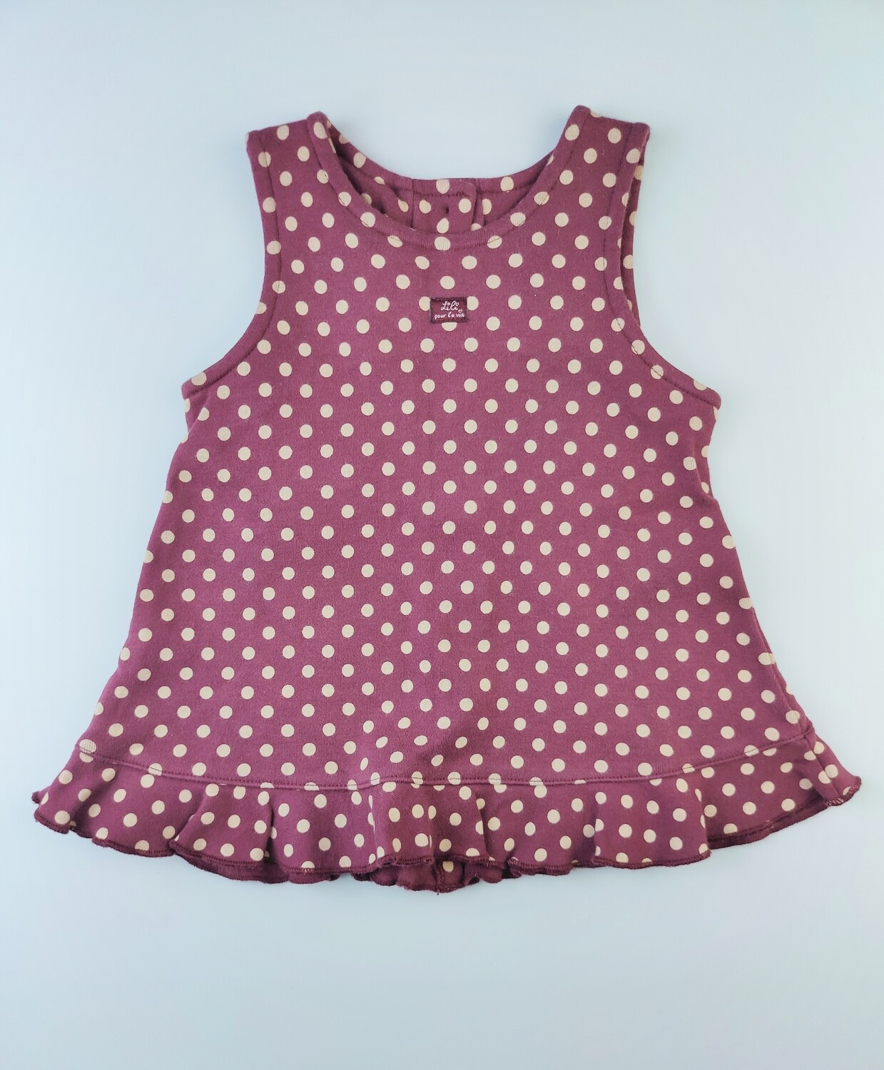 Dress Lili Gaufrette Purple - Size 12 months