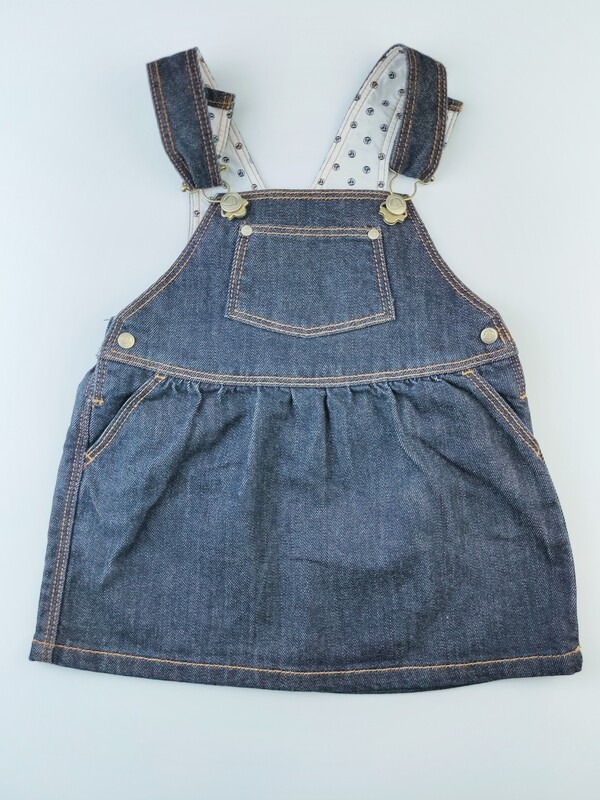 Robe Petit Bateau Bleu - Taille 12 mois