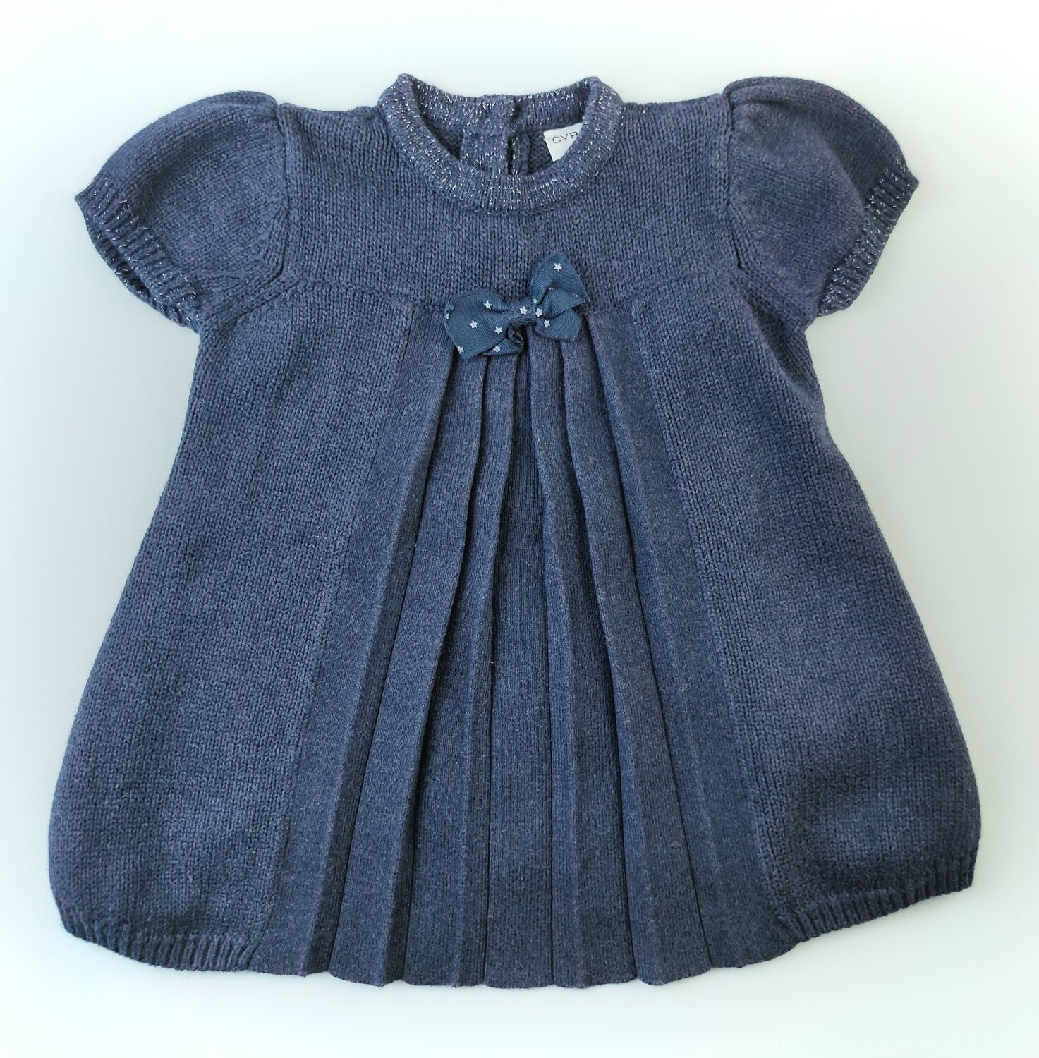 Dress Cyrillus Blue - Size 12 months