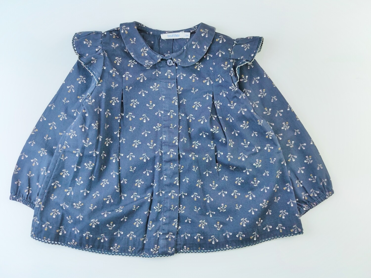 Blouse Bout&#39;chou Blue - Size 12 months