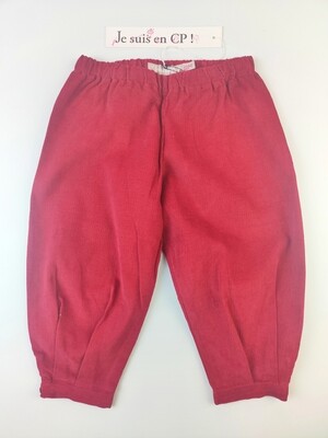 Pants Je suis en CP Red - Size 12 months