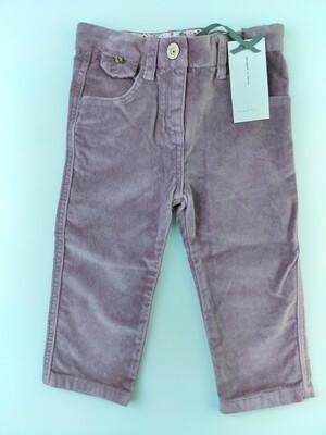 Pants Naf Naf Purple - Size 12 months