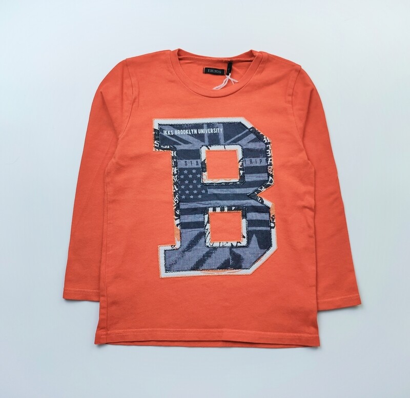 Haut T-SHIRT IKKS Orange - Taille 4 ans