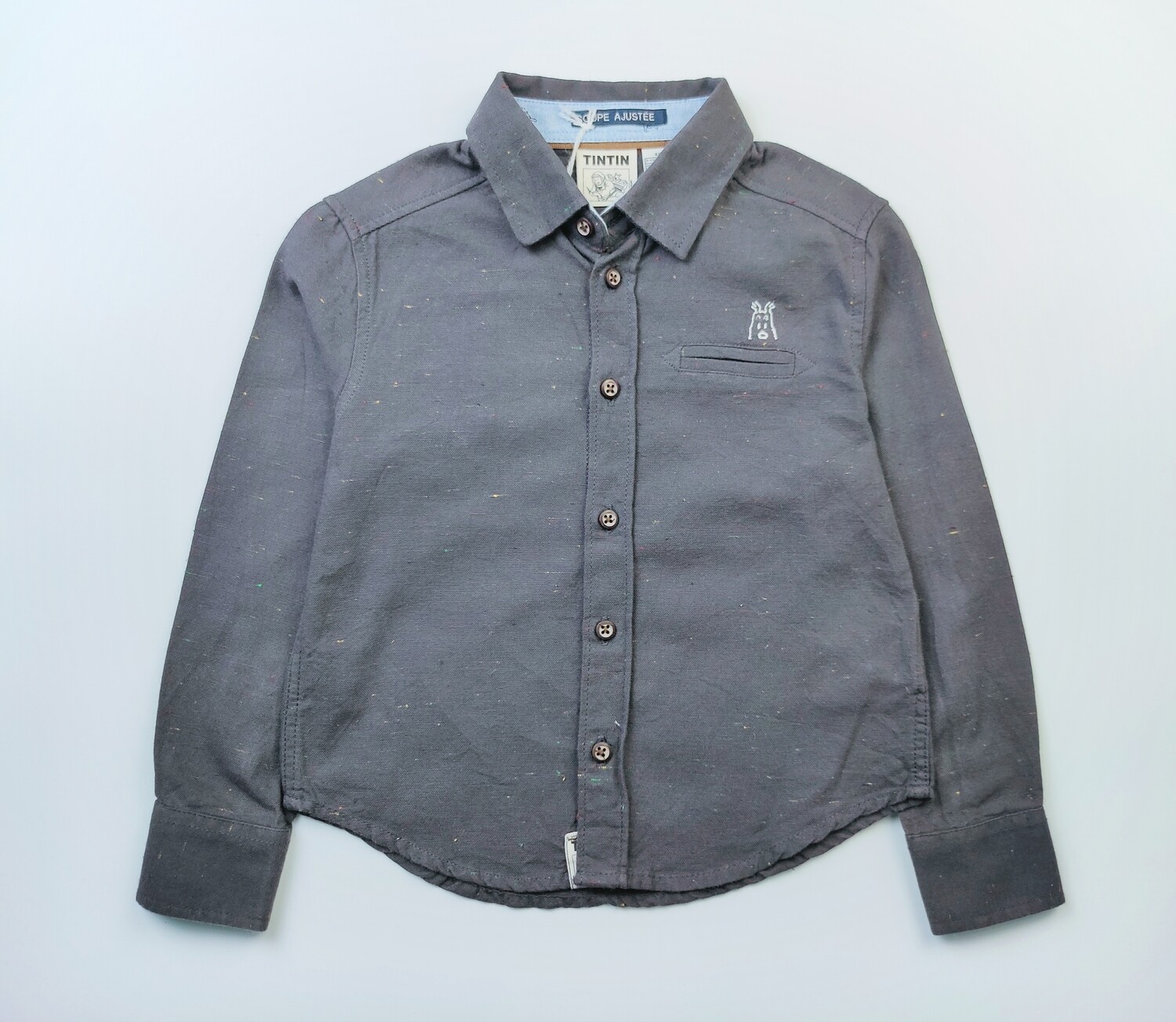 Shirt Cyrillus Grey - Size 4 years