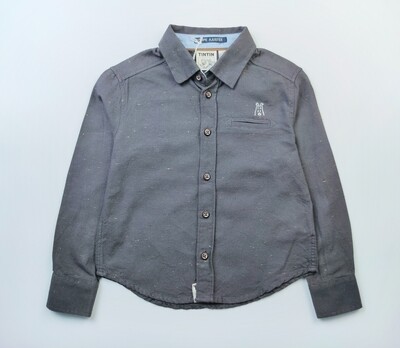 Shirt Cyrillus Grey - Size 4 years