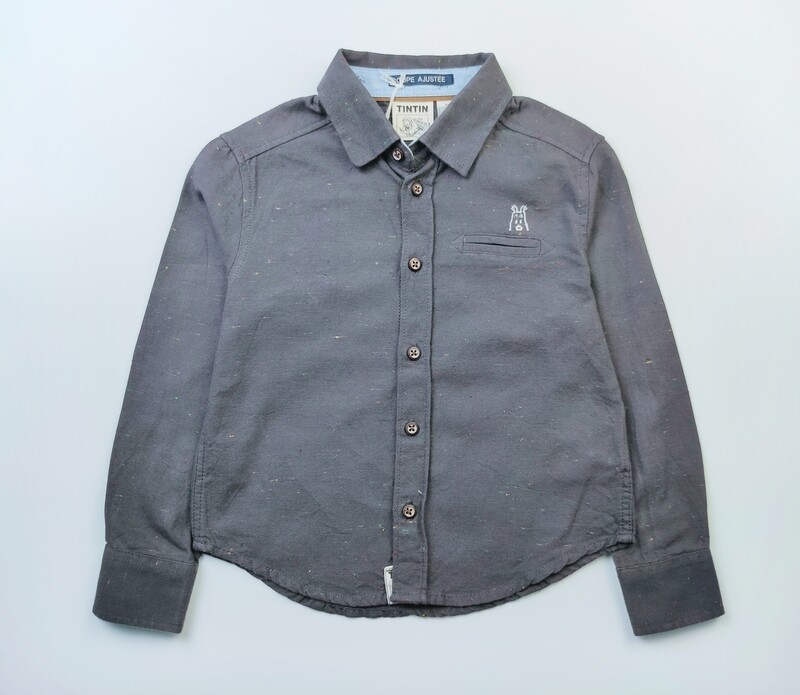 Shirt Cyrillus Grey - Size 4 years