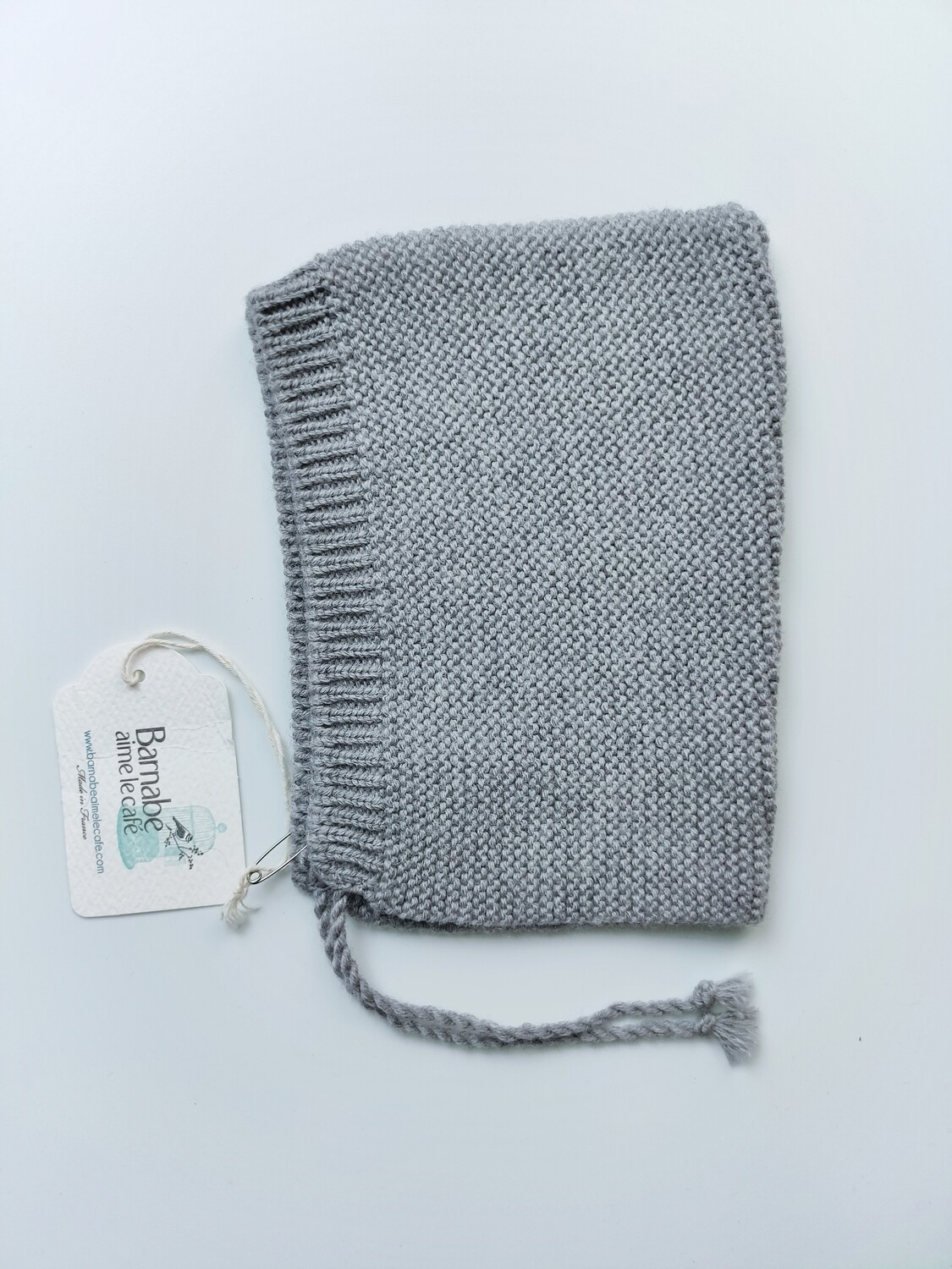 Beanies Barnabé aime le café Grey - Size 3 months