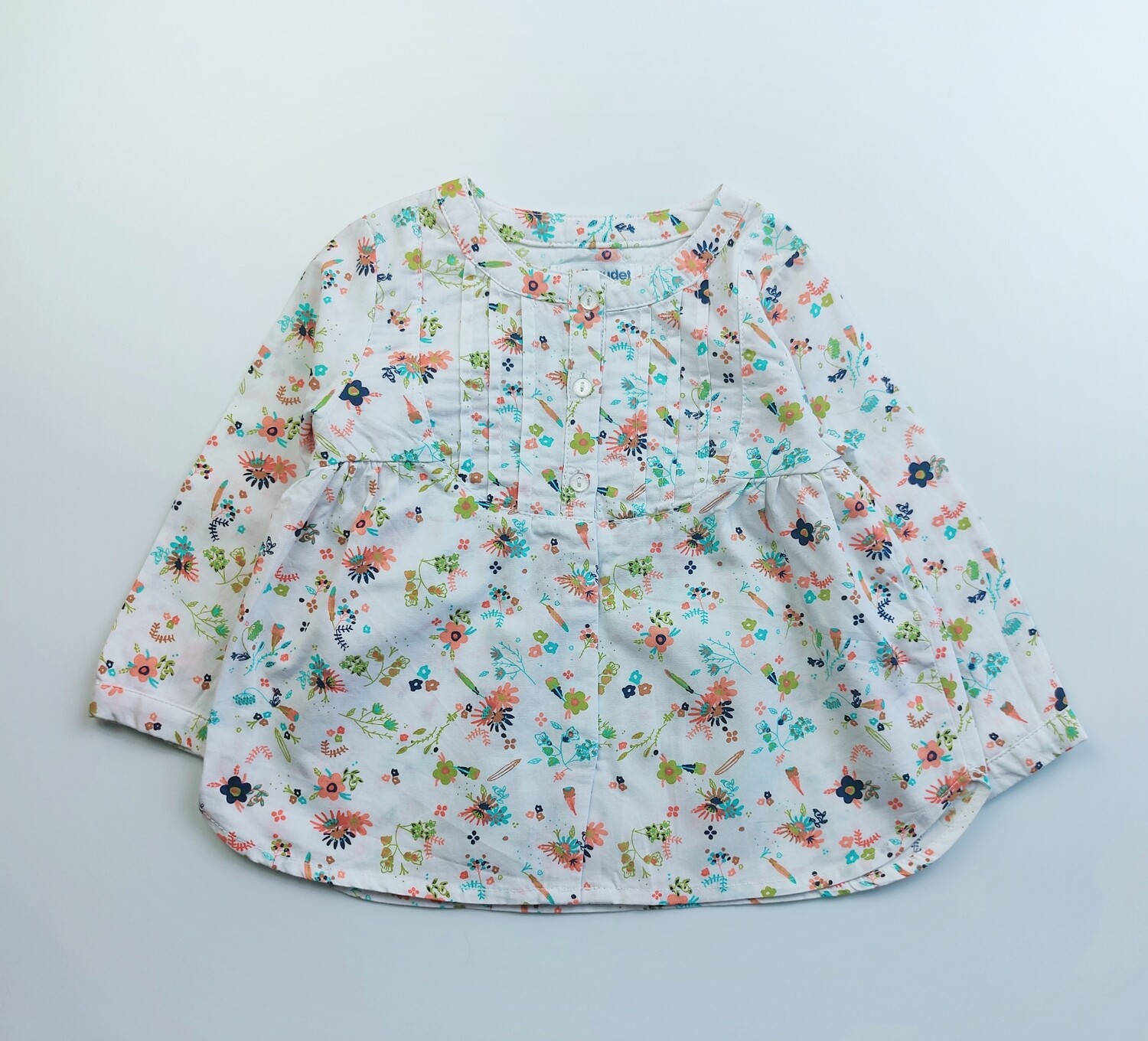 Blouse Vertbaudet White - Size 12 months