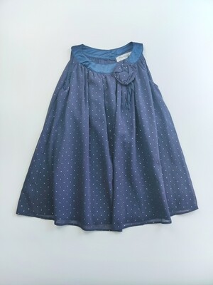 Dress Bleu comme gris Blue - Size 4 years