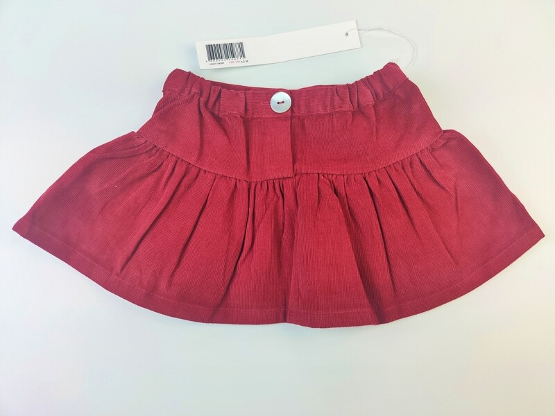 Skirt Je suis en CP Red - Size 12 months