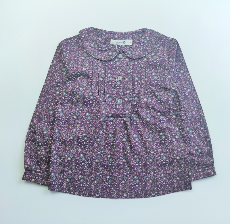 Shirt Troizenfants Purple - Size 4 years