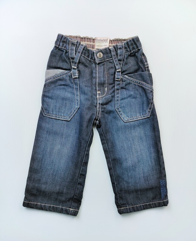 Pants JEAN Timberland Blue - Size 12 months