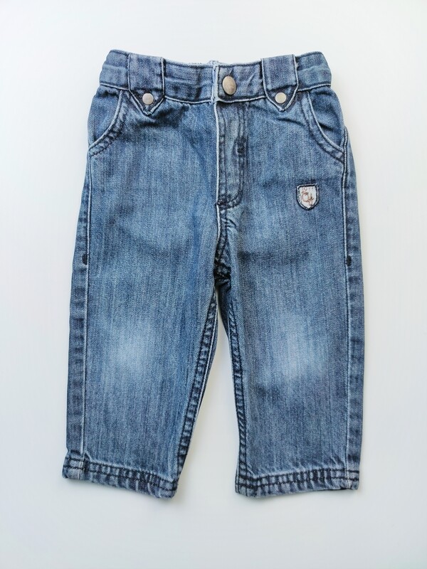 Pants JEAN Cyrillus Brown - Size 12 months