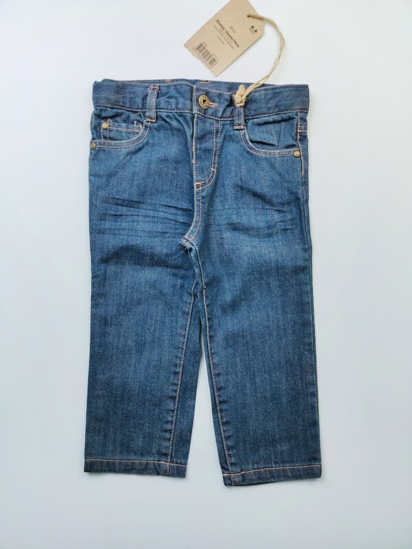 Pants JEAN Boutchou Blue - Size 12 months