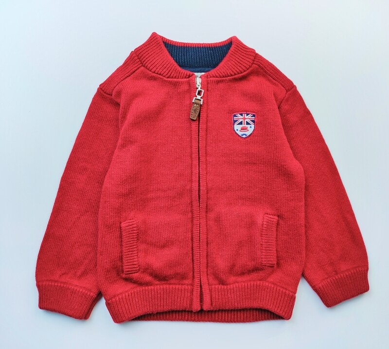 Vest Cyrillus Red - Size 12 months