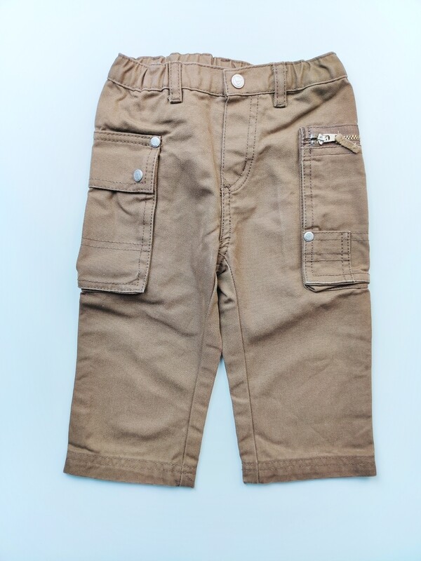 Pants JEAN Petit Bateau Brown - Size 12 months